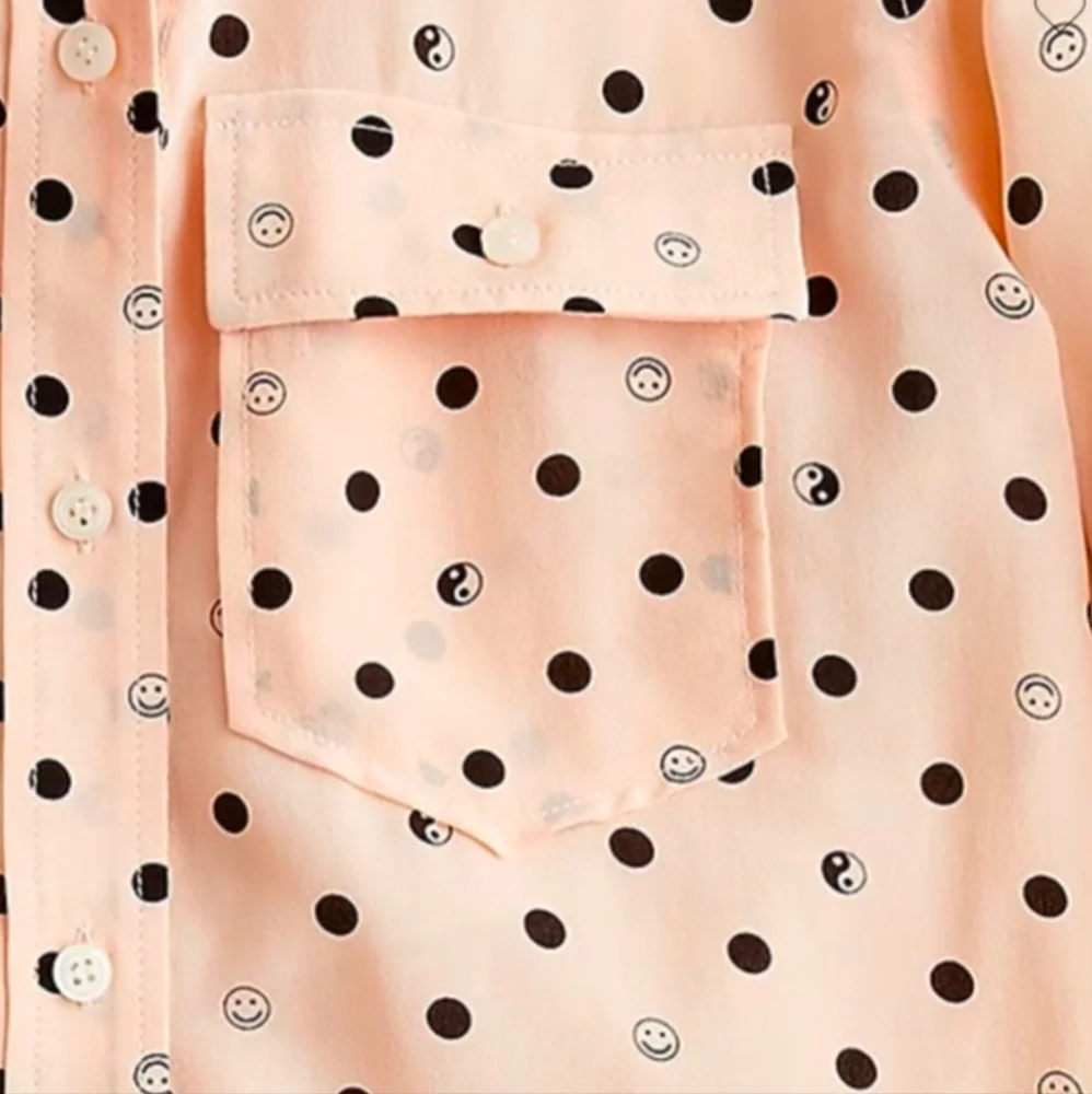 J.Crew silk button up shirt - Picture 6 of 9